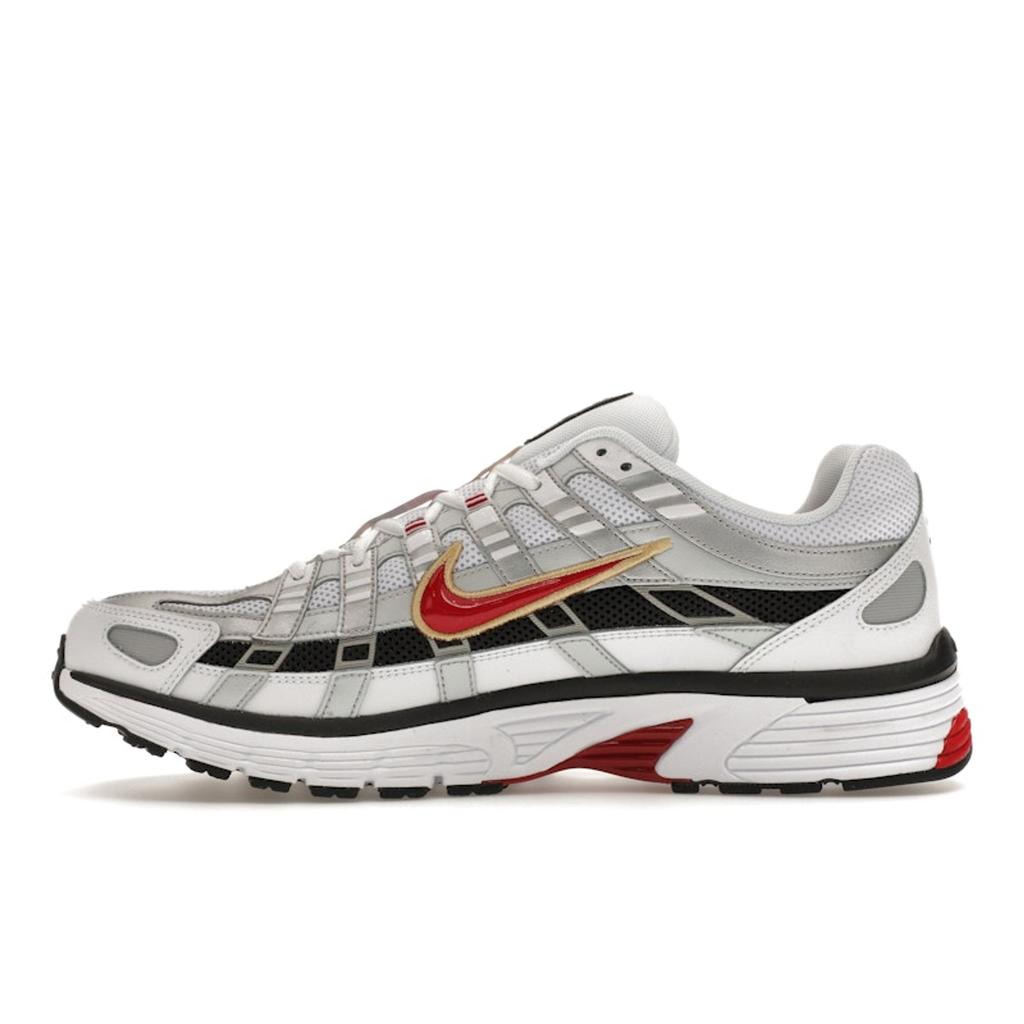 Nike P-6000 Platinum Varsity Red Unisex Sneakers White Metallic-Platinum CD6404-102