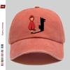 Pc Cartoon Wolf Silhouette Print Baseball Cap with Cartoon Character Print Design Sun Hat Party Decoration Hat Comfortable Ligh