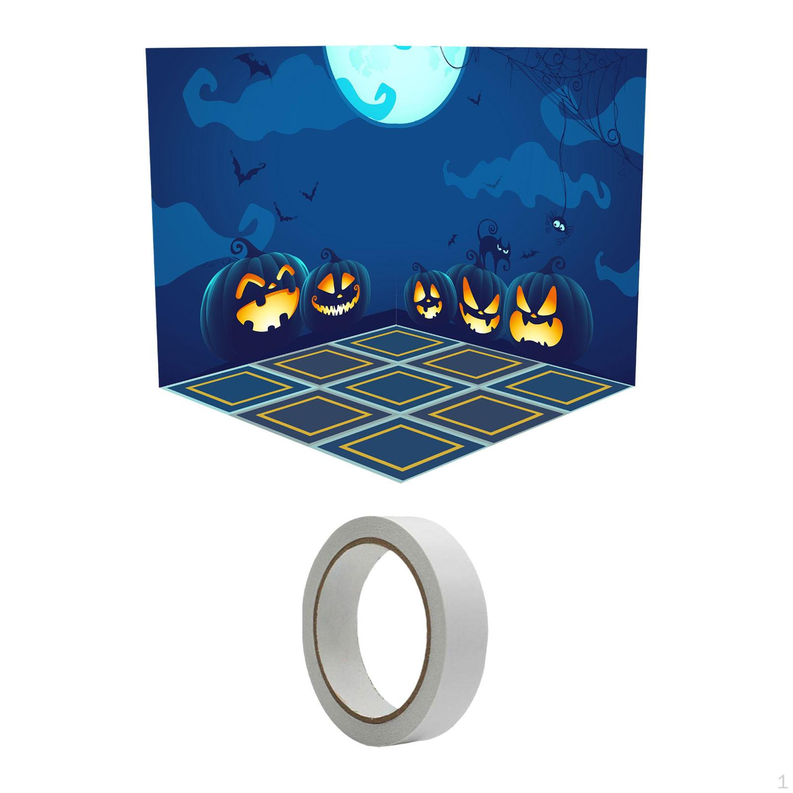 

1/12 Демонстрационная сцена Гараж Фон для Мини Фигурки Литые Машины Куклы Игрушки Транспорта, 8.46 Halloween