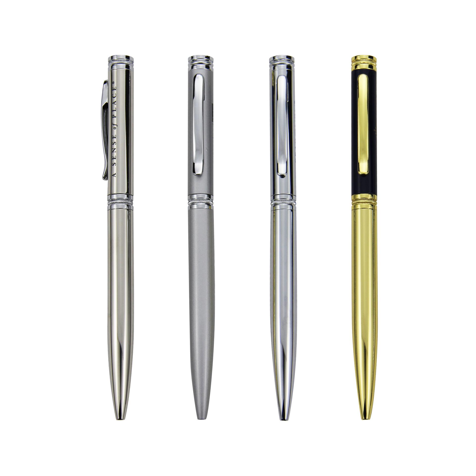 Rosewood Gwellie Hotel Luxury Ballpoint Pen - High-End Rotating Business Signature Gift Bullet Type 1.0 чёрный