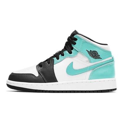 Air 1 Mid GS Tropical Twist Sneakers Bambino Verde Bianco Nero 554725-132