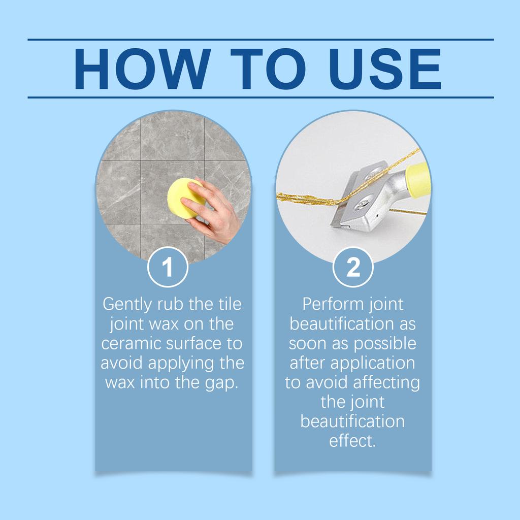 200g Seam Isolating Pastes Tile Grout Protections Wax with Easy Application Heat Resistant and Washable for Home Renovation