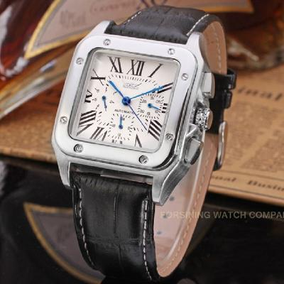Reloj mecánico automático de moda para hombre con calendario, semana, hora y volante de inercia