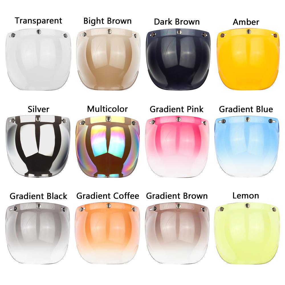 

Прочный пузырьковый шлем, козырек, аксессуары для шлема, мотоциклетный шлем, пузырьковый козырек с открытым лицом, откидной вверх