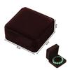 Rounded Flannel Jewelry Box for Rings, Earrings, Pendants, Bracelets, Bangles, and DIY Packaging.