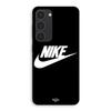 Case For Samsung Galaxy S23 Plus Nike White Logo Black Front Maniacase