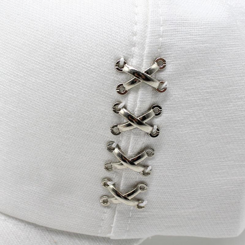 Trend Personality Metal Ring Cap Men'S Trend Baseball Cap Women'S Metal Cross Hip Hop Cap