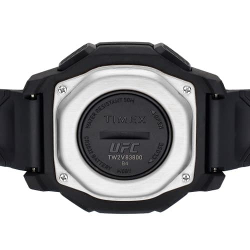 TIMEX UFC Spark Digital Quartz Watch, 50M Water Resistant, Acrylic, 46mm, TW2V83800, Men's, Black