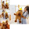 Adorable Capybara Plush Toy Creative Design Soft Pp Cotton Stuffed Animal For Kids