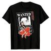 Poster Wanted Nico Robin One Piece T-shirt Personaggio Anime Stampa Taglia Equipaggio Girocollo Premium Traspirante Casual Streetwear Top