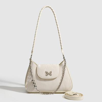 Fashion Women's Bag Spring Fashion Korean Version of Personality Spice Girl Wind Commute Everything Stylish Texture Armpit Bag Woman