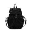 New Zipper Nylon Casual Solid Youth Backpacks Interior Compartment Simple Women's Handbags On Sale Large Capacity Women's Bags