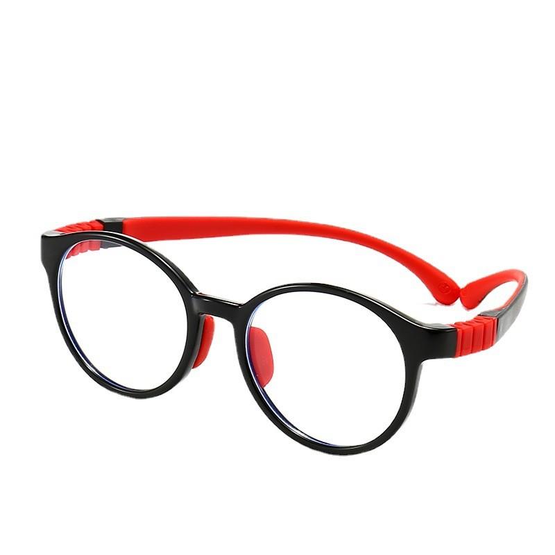 Kids Antiblue Light Glasses With Frame And Clear Uv Protection For Home Use