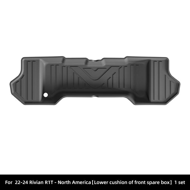 Custom Fit Dirt-Resistant TPE Floor Mats for 2022-2024 Rivian R1T