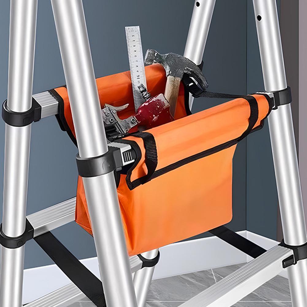 Oxford Cloth Folding Ladder Tool Storage Bag Long Convenient Hanging Bag for Workshop Portable Ladder Accessory Packaging Pouche