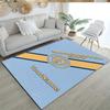 Manchester City Customize Text Area Rug Suitable for Game Room Study room Outdoor Foyer Anti-slip Rug Office home decor Gift for Festivals