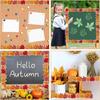 32.8ftX2.88in Leaf Border Sticker Notice Board Sticker Bulletin Board Border Trim for Classroom Chalkboard Decoration