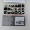 225pcs O-Ring Kit Nitrile Rubber Seals for Car Engines Air Condition Faucet Plumbing Water Fitting Seal Leak Repair Parts