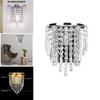 Modern Crystal Wall Lamp With Led Lighting For Home Bedroom And Bedside Use