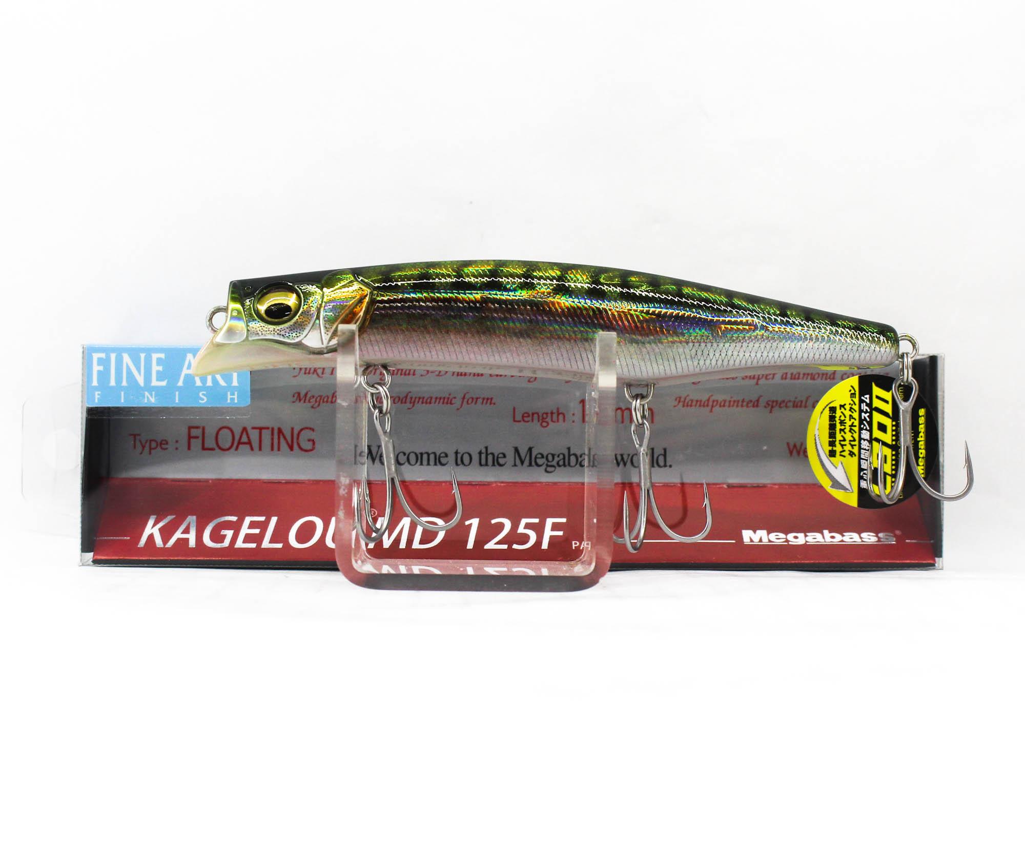 Megabass Kagelou MD 125F Floating Lure FA Green Mackerel (4996)