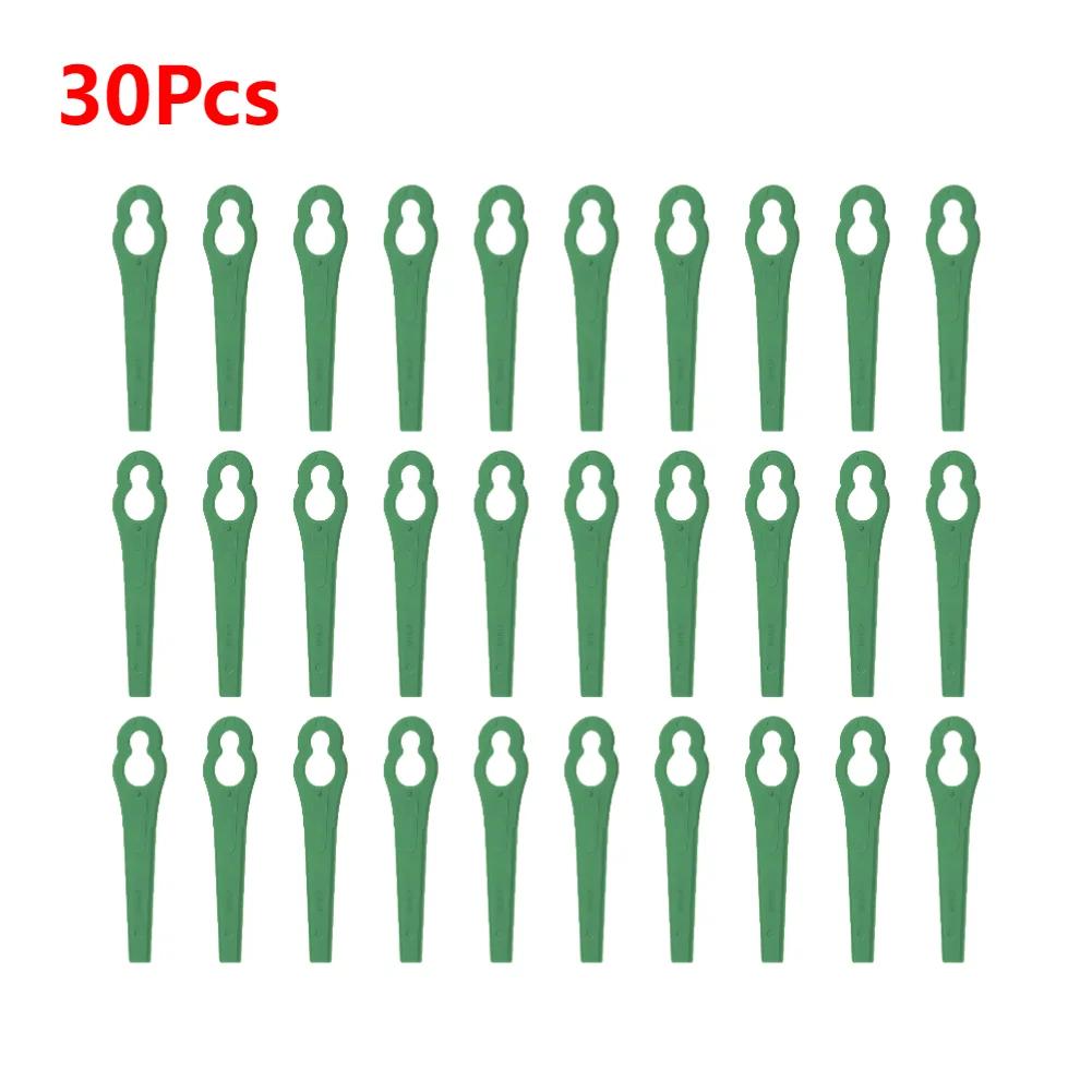 30/60pcs Grass Trimmer Plastic Blade Replacement Parts Brush Cutter Head Blades Mower Cutter Blades for Ferrex & Aldi FAR 20-1