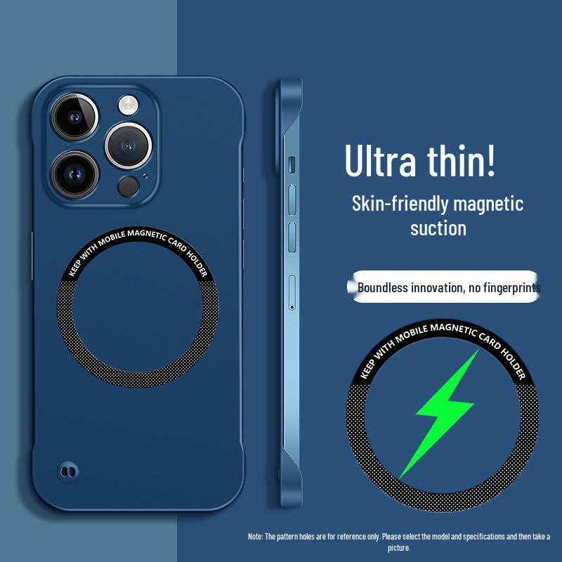 iPhone 17 Pro Max Frameless Magnetic Magsafe Case with Drop Protection