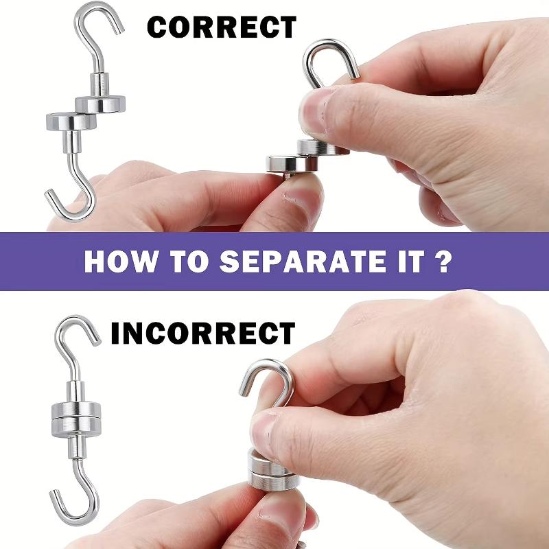 6 PCS Wall-Mounted Powerful Load Bearing Hooks Key Coat Cup Holder Practical Home Kitchen Storage Organization