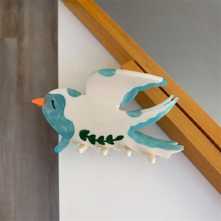 Elegantní spona do vlasů vlaštovka pro dospělé a studenty Stylingová spona Držák na culík Dámská Ins Styl Silná spona