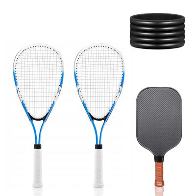 5Pcs Silicone Racket Handle Grip Ring Non-Slip Absorbent Tennis Pickleball Racquetball Badminton Squash Bat Overgrip Handle Band