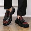 Neue Mode Slipper Spitz Matt Bohnenschuh Herren Freizeitschuhe Friseur Lederschuhe Schwarz Braun Größe 38-45 Herrenschuhe