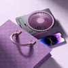 fan 1pcs office desktop small card circulation fan big wind power usb rechargeable mini small fan