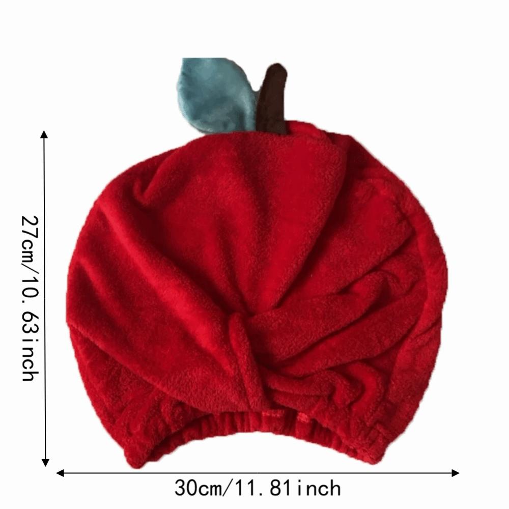 Super Absorbent Hair Drying Cap Coral Fleece Hair Drying Towel Durable Head Wrap Bath Time