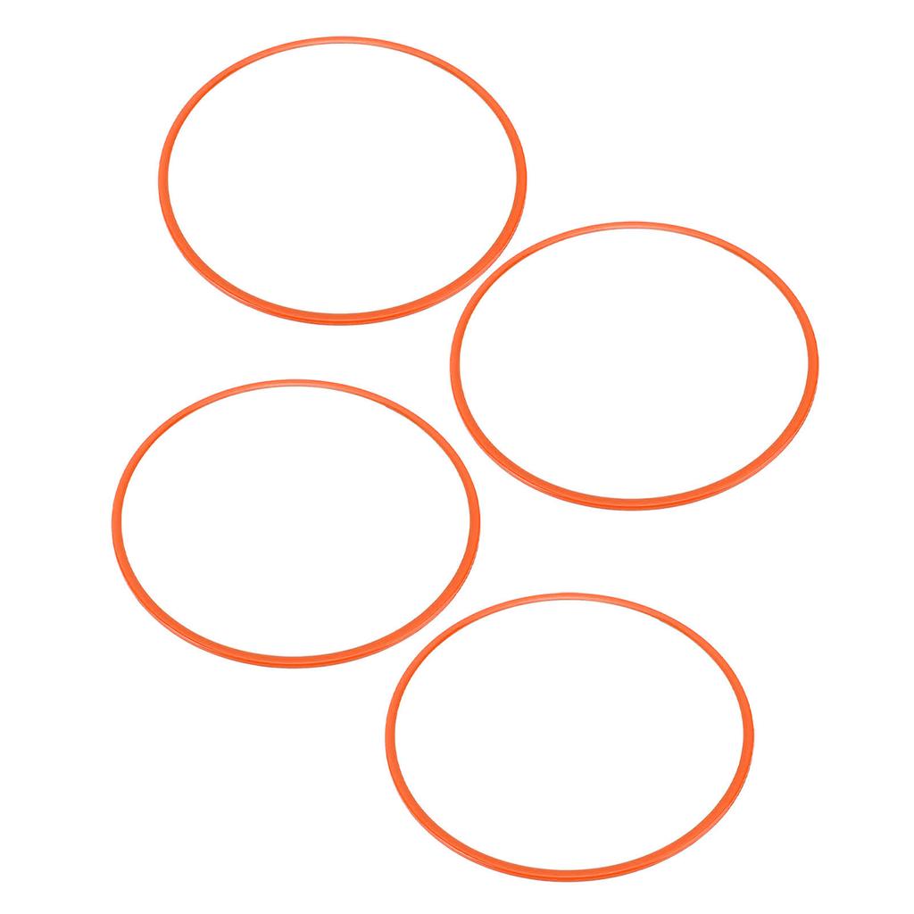 4Pcs 16 Inch Wheel Rim Protector Ring Anti Scratch Self Adhesive Wheel Rim Guard Trim Ring for Flat Rim Edge Car Orange