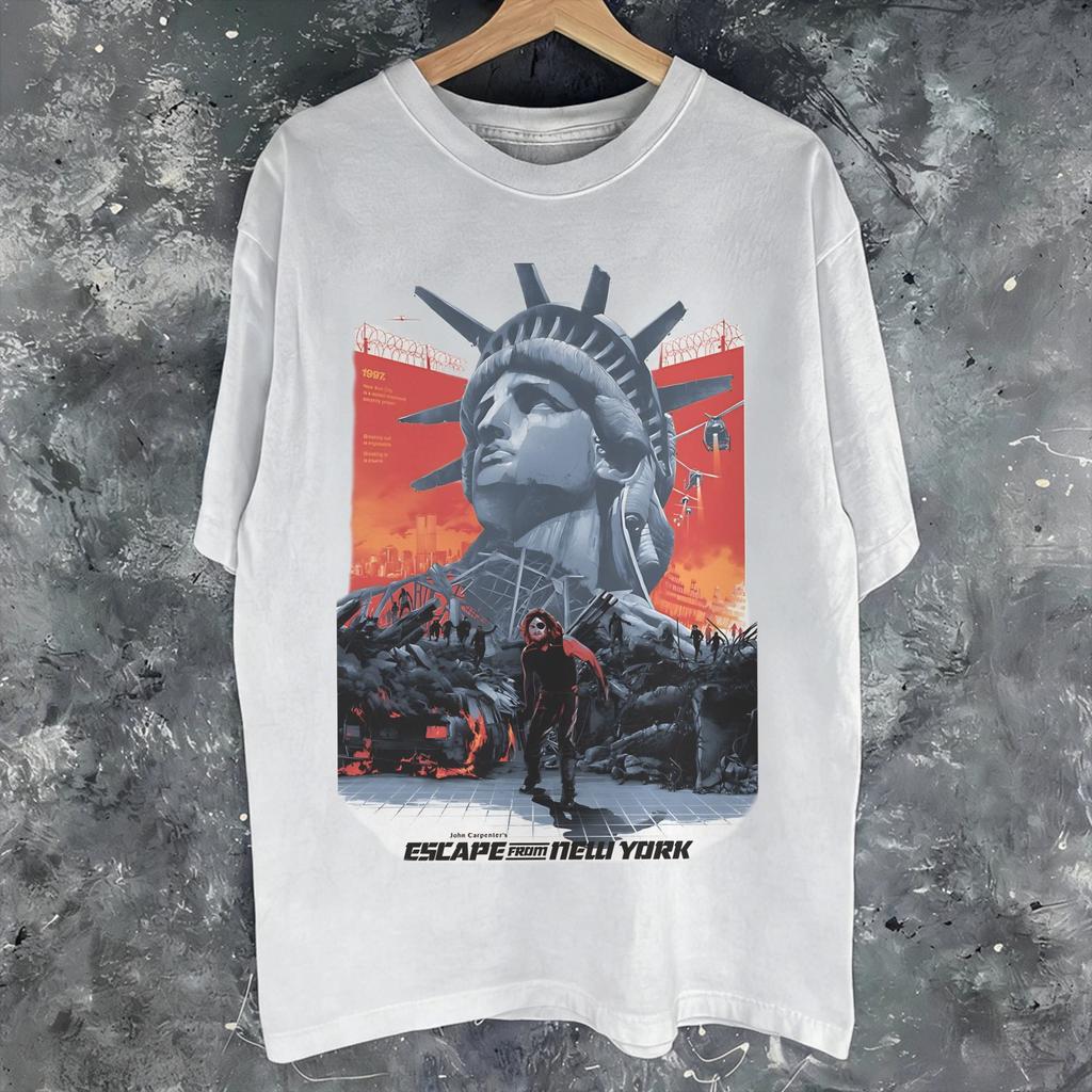 All Seasons Escape From New York Snake Plissken T Shirt For Unisex Unisex Cotton Tshirts Short Sleeve Clothing