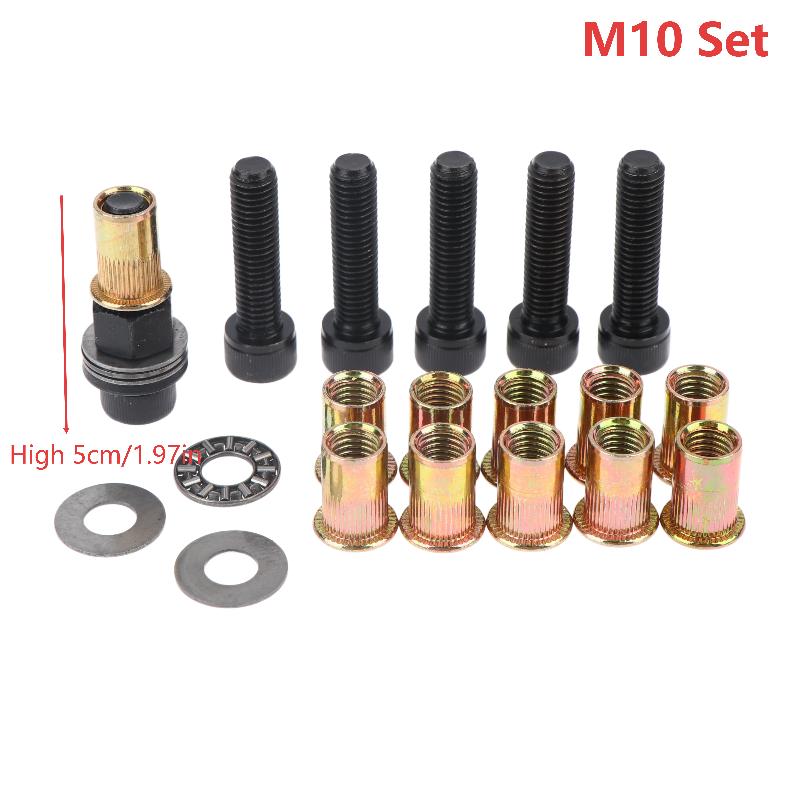 M3 M12 Rivet Nut Tool Set Ergonomic Manual Installation Kit With Assorted Nuts Washers For Sheet Metal DIY Tasks