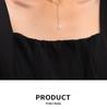European Geometric Tassel Triangle & Star Necklace for Women - Clavicle Chain in 18K Gold Titanium Steel, Model P951.