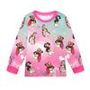 Children's Fashion Suit Skirt Round Neck Long Sleeve Top Pants