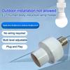 Automatic On Off Sensor Lamp Holder Screw in Lamp Socket Adapter  Lighting Accessories