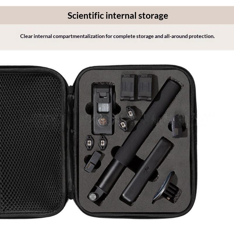 Portable Anti-drop Hard Shell Camera Bag Waterproof Dustproof Carrying Case for  Osmo Action 3 4 5 Pro Outdoor Adventure