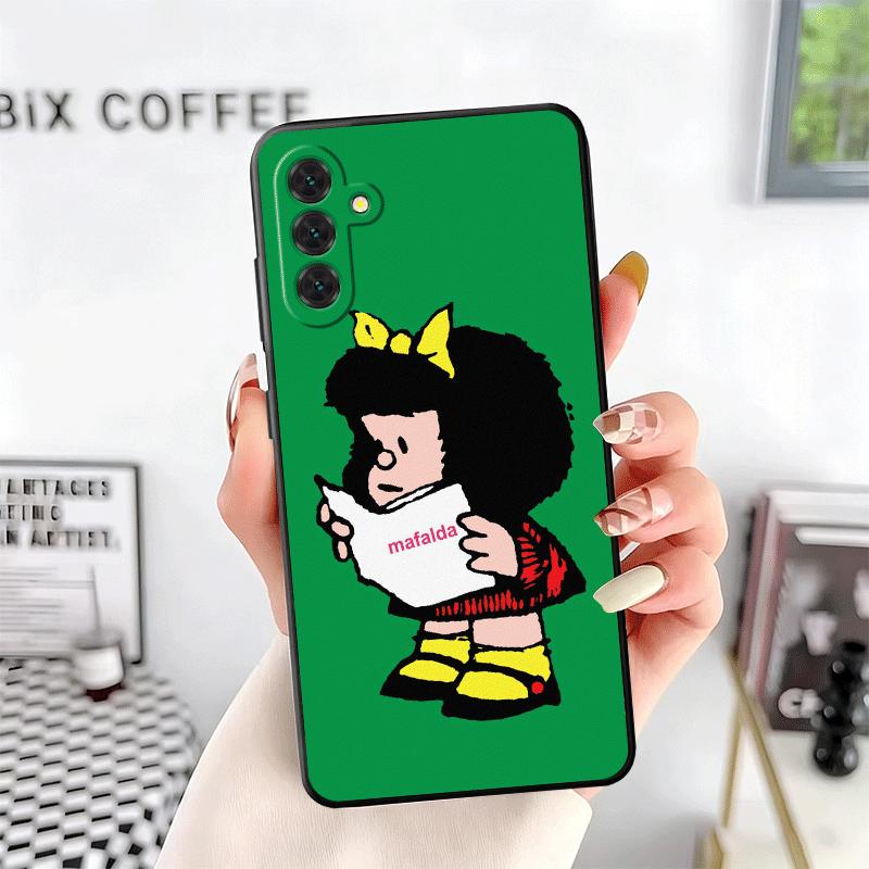 

Mafalda Cartoon Cute Soft Phone Case for Samsung A17 A37 A57 A16 A26 A36 A56 A15 A25 A35 A55 A14 A24 A34 A54 A13 A23 A33 A53 A52 Samsung A13