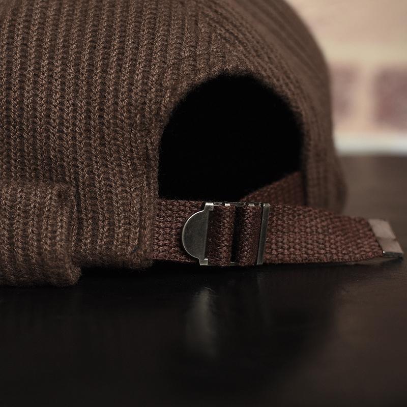 Warm Thick Knitted Beanies Women Men Winter Hat Fashion Docker Sailor Biker Cap Vintage Brimless Hat