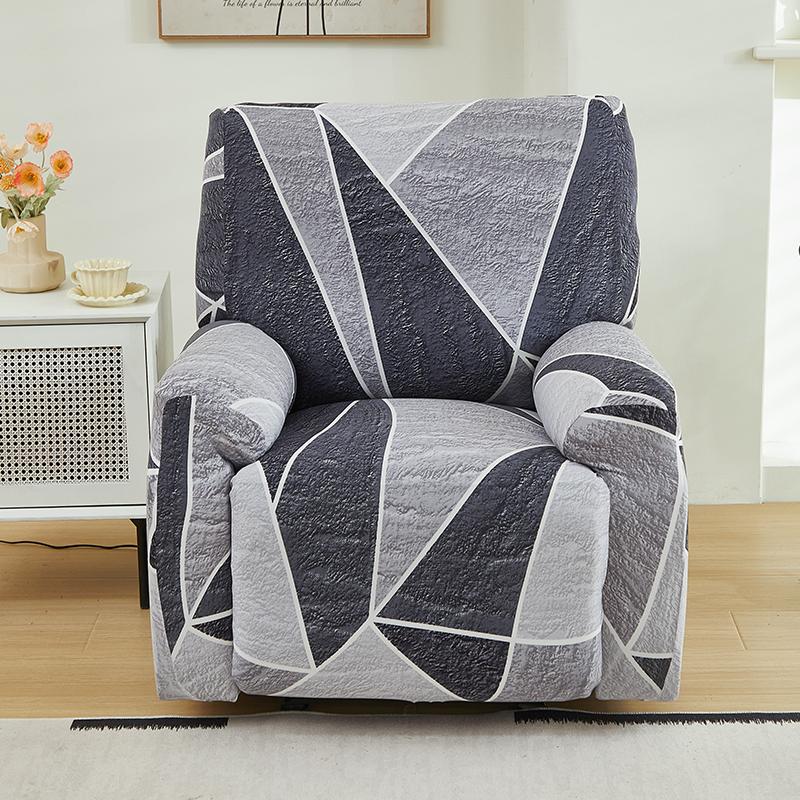 Stretch Recliner Cover 4Pieces/Set Chair Slipcovers Non Slip Slipcover Recliner Furniture Protector For Living Room