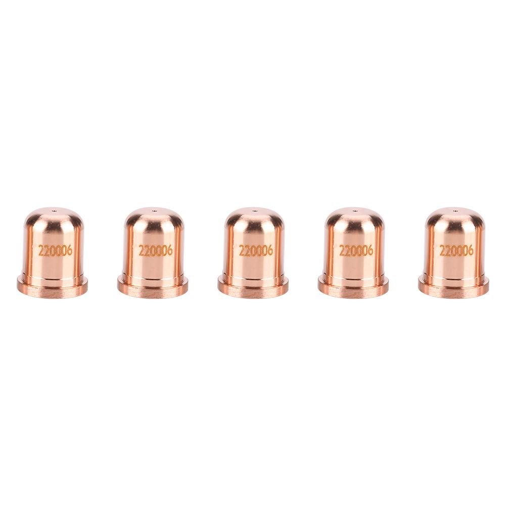 

5Pcs For MAX1250 Plasma Cutting Torch Tellurium Copper Cutting Nozzle Tool Accessories 220006