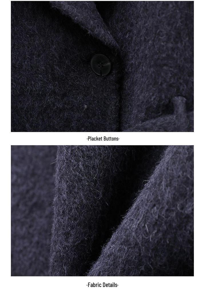 Petite High-Waisted Woolen Coat - Spring 2026 New Arrivals, 10% Suli Wool