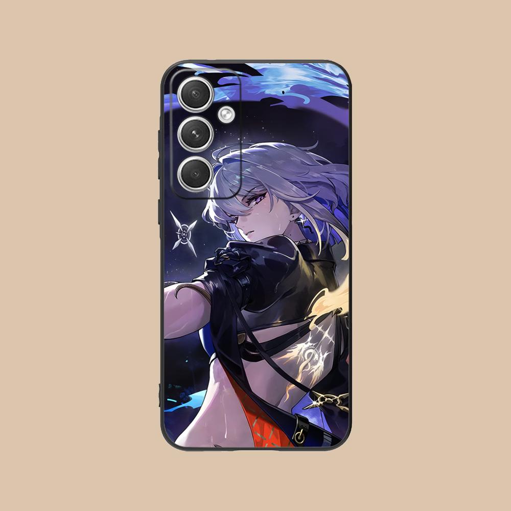 Wuthering Waves Galbrena Phone Case for Samsung Galaxy S26 S25 S24 S23 S22 S21 S20 Note20 Plus FE Ultra Colorful Cover Cover