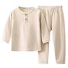 Children's Underwear Set - Autumn Boys' And Girls' Fleece Long-sleeved Shirts And Pants, Home Wear Set