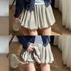 Thickened Women's High Waist Pleated Skort with Anti-Exposure Design - Autumn/Winter Collection