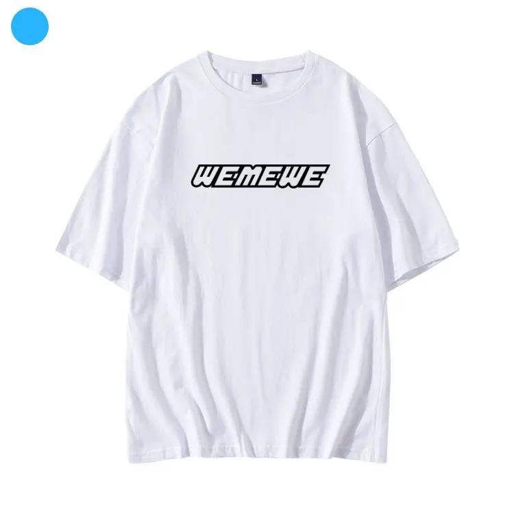 GIDLE YUQI Same Tshirt Women Unisex Loose Cotton Summer Short Sleeve Tee Kpop Fashion Letter Print T Shirt Korean Popular Clothes