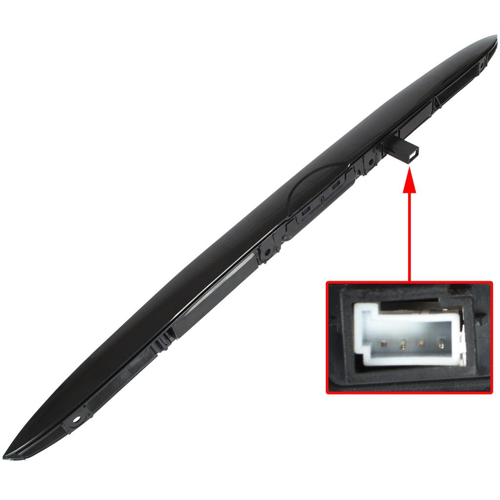 BMW X5 E53 00-06 License Plate Light Cover with Tailgate Opening Microswitch