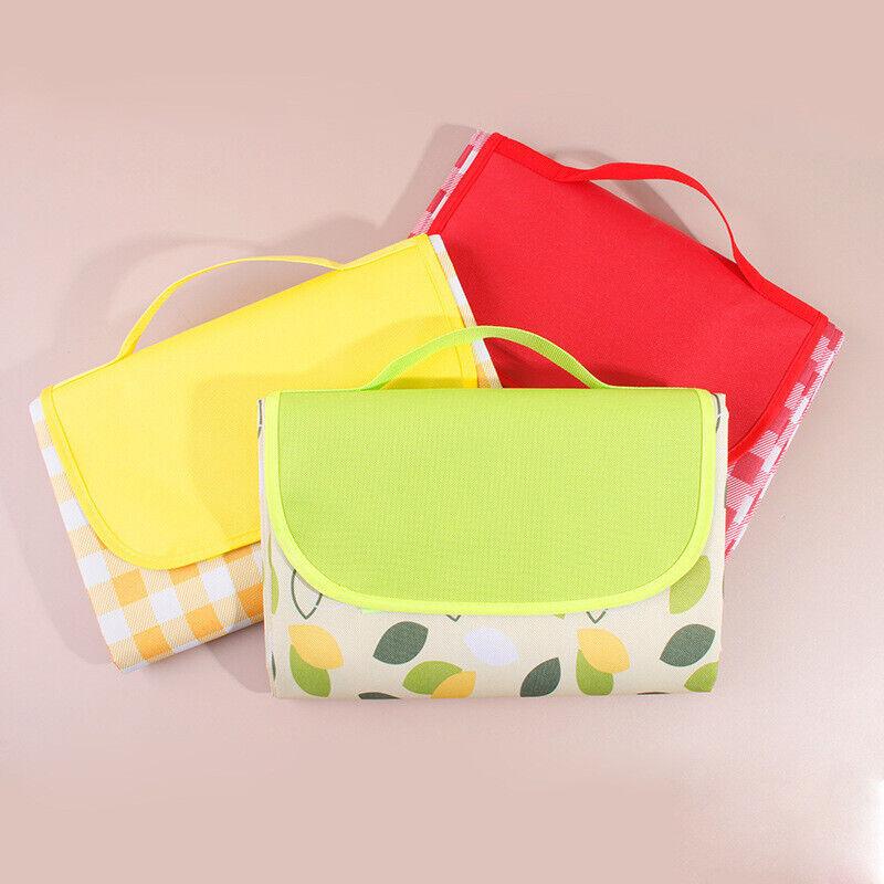 Outdoor Picnic Mat Waterproof Large 2x2.3m Folding Beach Blanket Portable Moistureproof Thickened for Camping and Spring Out